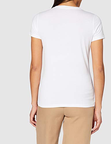 Trussardi Jeans T-Shirt Camiseta, Blanco, S Mujer