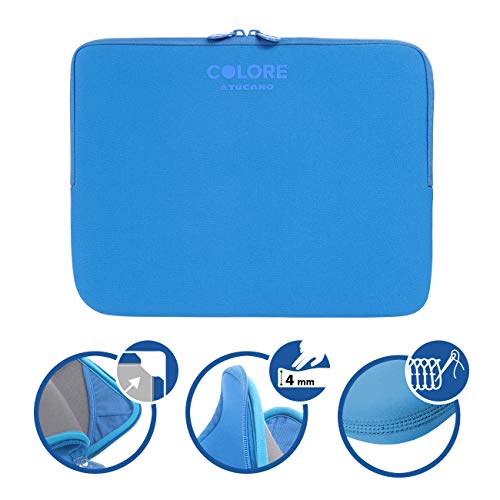 Tucano Colore Second Skin 12.5" - Funda (Funda, 31,8 cm (12.5"), Azul)