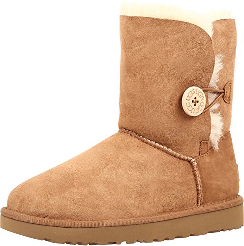 UGG Female Bailey Button II Classic Boot, Chestnut, 3 (UK)