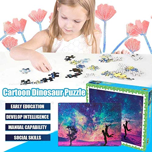 UHvEZ 1000pcs_Children's Rompecabezas de Madera Póster del Juego Mini Rompecabezas, Bellas imágenes, Rompecabezas para Adultos, Regalos para niños 50x75cm