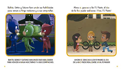 Un cuento para cada vocal: a, e, i, o, u (Leo con PJ Masks)