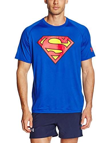 Under Armour Alter Ego Core Superman Camiseta de Manga Corta, Hombre, Azul Oscuro Royal, M