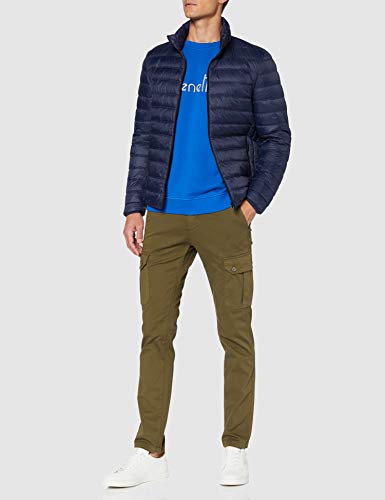 United Colors of Benetton Felpa Girocollo Sudadera, Azul (Olympian Blue 36u), Medium para Hombre