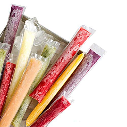 UPKOCH Bolsas Desechables De Helado Bolsa De Paletas De Hielo Bolsas para Congelador para Hacer Hielo Helados Y Chucherías Congeladas