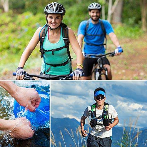 UTOBEST Bolsa de Agua para Mochilas Hidratación 1L Ciclismo Camping Senderismo Excursionismo