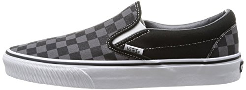 Vans Classic Slip-On, Zapatillas Unisex, Blanco (Black/Pewter Ch), 37 EU