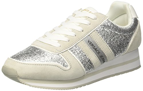 Versace Jeans EE0VRBSA1_E70027, Zapatillas para Mujer, Blanco (Bianco Ottico E003), 36 EU