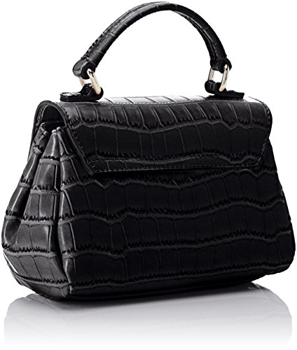 Versace Jeans Mujer EE1VRBBO7_E70049 Bolso de mano Negro Size: 8.5x12.5x16.5 cm (W x H x L)