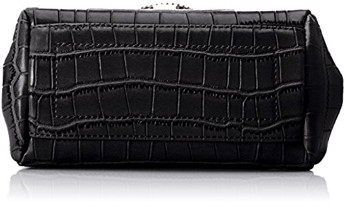 Versace Jeans Mujer EE1VRBBO7_E70049 Bolso de mano Negro Size: 8.5x12.5x16.5 cm (W x H x L)