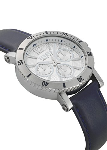 Versus by Versace Reloj Analogico para Hombre de Cuarzo con Correa en Cuero VSP520118