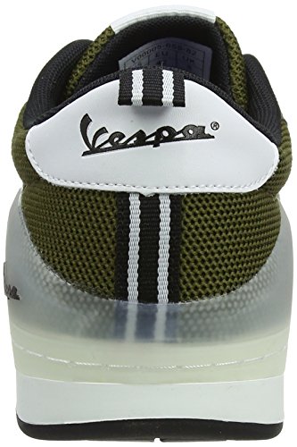 Vespa Freccia, Zapatillas Unisex Adulto, Verde Verde Militare, 42 EU