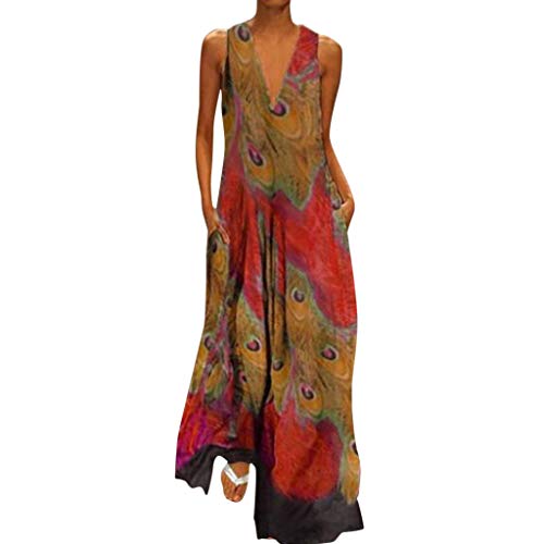 Vestido Flojo Bohemio Impreso sin Mangas de Moda de Las Mujeres del Verano Mujer Vestido Lápiz de Oficina Elegante Mangas Cortas Negocios Bodycon Mujer Fiesta