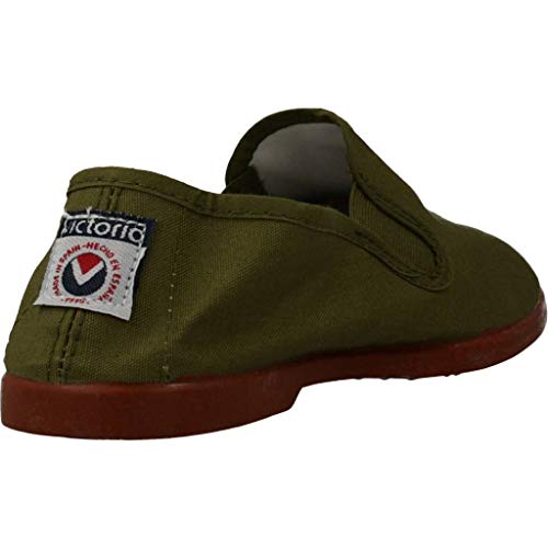 Victoria Zapatillas 08019 - Gong-FU de Lona Kaki Unisex Adulto, Color Kaki, Talla 44