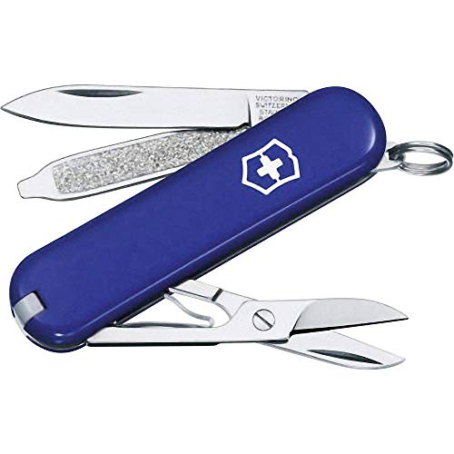 VICTORINOX CLASSIC SD KEYRING SIZE SWISS ARMY PENKNIFE (BLUE)