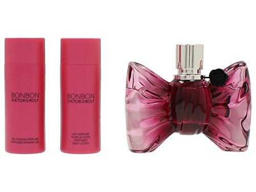 Viktor & Rolf Bonbon Set para mujer contiene Eau de Parfum 50 ml y Showergel 50 ml/Bodylotion 50 ml