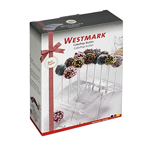 Westmark 30252260 - Soporte para 20 Cake Pops (22 x 16 x 6 cm, plástico), Transparente