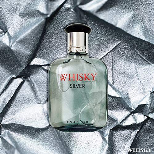 WHISKY SILVER • Eau de Toilette 100 ml • Vaporizador • Perfume para hombre • EVAFLORPARIS