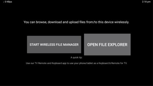 Wireless File Manager (Send Files to TV)