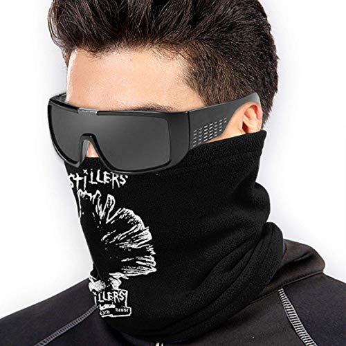 WlQshop Calentadores de Cuello Neck Gaiter Warmer Windproof Mask Fleece Headwear The-Distillers For Winter Men Women Walking Skiing Motorcycling