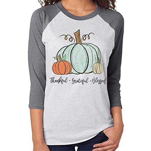 WLZQ Camiseta con Estampado De Calabaza De Halloween para Mujer