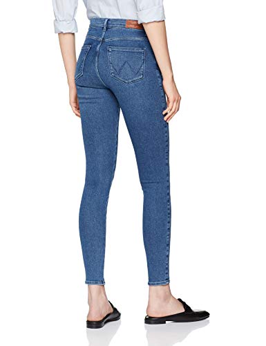 Wrangler HIGH RISE SKINNY Jeans, Azul (Blue Pepper 22v), 30W / 30L para Mujer