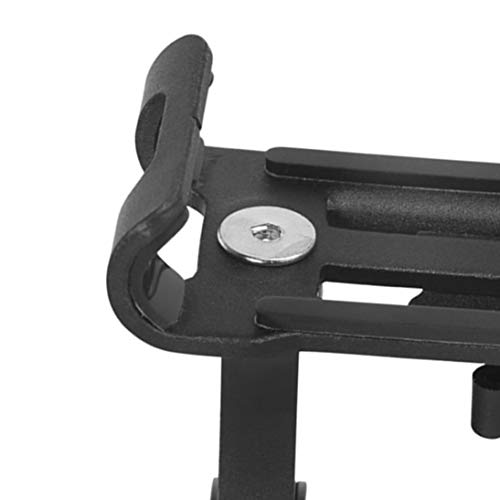 XINFULUK Soporte Fijo Universal Bicicleta Motocicleta Bicicleta Soporte para teléfono móvil Soporte para Manillar Soporte de aleación de Aluminio Soporte para teléfono Inteligente - Negro