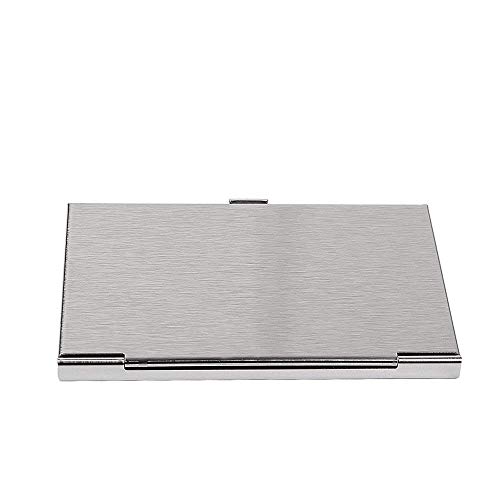 Yanteng Business Business Credit Card Case/ID Case, faro artificial hasta titular de tarjeta de acero inoxidable