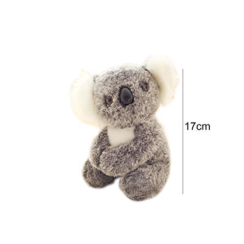 YiGo 1pc Koala Linda Animal de Peluche de Felpa muñecas de la Historieta de la simulación Animales Empuje Regalos Juguete Adorable Koala 3D interactivos muñecas Juguetes de Peluche (17cm / 6.7inch)