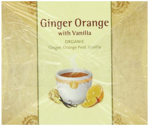 Yogi Tea Ginger Orange with Vanilla 17 Teabags (Pack of 6, Total 102 Teabags)