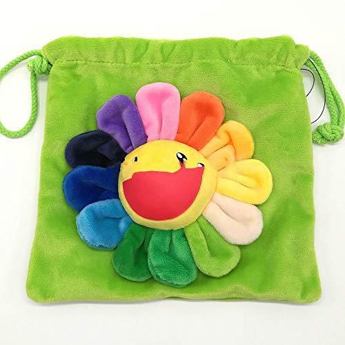 YUNMEI Peluche de Girasol 4 Piezas /Lote Cordón Bolsa Cosmética Bolsa Figura De Venta Al por Menor