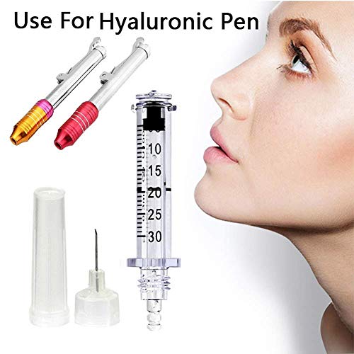 0.3ml Hyaluronic Pen Ampollas Cabeza No Invasivo Eliminación De Arrugas Jeringa para Hialuronic Pen Atomizador Alta Presión Pluma De Ácido Hialurónico Máquina De Belleza 36 Pcs