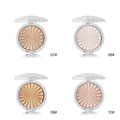 1 PC Pro Sur-cuit Surligneur Tout Surligneur Poudre compacte terra sun couleur Cosmetics Fond de teint Poudre Minéral Vegan(8)