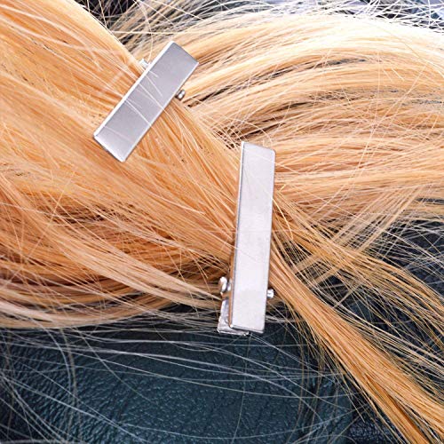 100pcs 3.2cm Pinza Pequeño de Pelo de Cocodrilo Metal Alligator Clips de Pelo Horquillas Dientes No Deslizante Accesorio de DIY de Agarre de Pelo