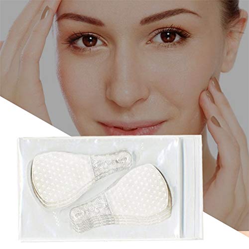 120pcs Cinta De Estiramiento Facial Invisible En Forma De V Pegatinas De Cara Delgada Línea Facial Cinta De Piel Flácida Arrugada Para Kit De Estiramiento Instantáneo De Cuello Y Ojos