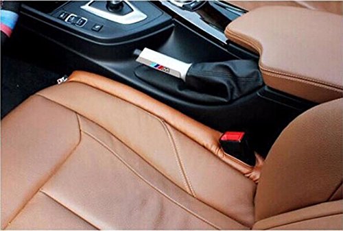 2017 piel sintética asiento de coche freno de mano almohadilla de Gap Fillers Holster Spacer Relleno acolchado Protector Funda Auto Cleaner