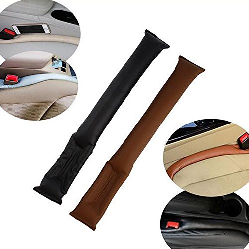 2017 piel sintética asiento de coche freno de mano almohadilla de Gap Fillers Holster Spacer Relleno acolchado Protector Funda Auto Cleaner