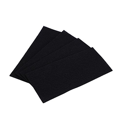 4 Unids Filtro de Esponja de Carbono Hoja de Espuma Purificador de Aire Reemplazo Pad Activado Universal Active Carbon Sponge Filter