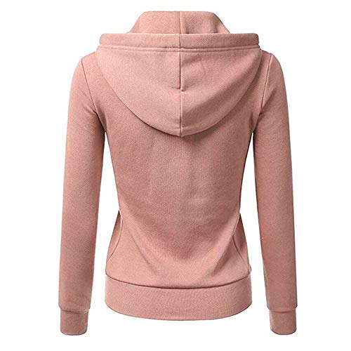 Abrigo De Invierno con Capucha De Las Mujeres Patchwork Chaqueta con Cremallera De Lana Caliente Abrigo De AlgodóN con Capucha Casual Outwear Sudadera con Capucha Deportiva riou