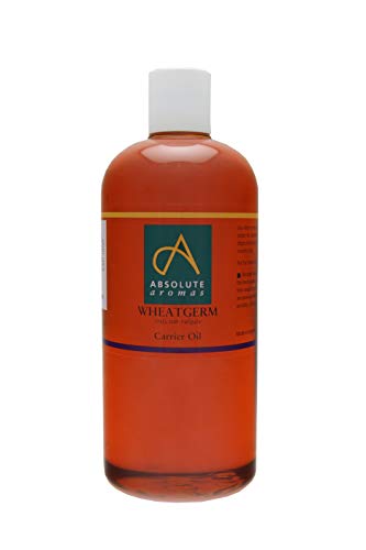 Absolute Aromas Aceite de Germen de Trigo 500ml - Puro, Natural, Prensado en Frío, Libre de Crueldad Animal y Vegano - Aceite Hidratante para Cabello, Cara y Masajes