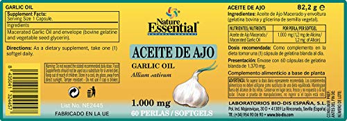 Aceite de ajo 1000 mg. 60 perlas