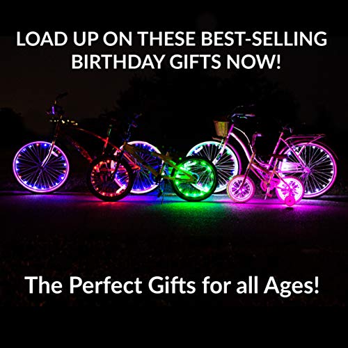 Activ Life Luces LED bicis (Set de 2 Rojo). Ideas para Regalo de cumpleaños y de Navidad. Oferta destacada de Black Friday y Cyber Monday para él o Ella, Hombres, Mujeres, niños o Adolescentes.