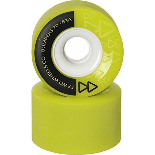 Adelante parachoques 70 mm 83 A Longboard ruedas – anís verde (Pack de 4)