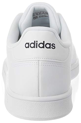 adidas Advantage Base, Zapatos de Tenis para Hombre, FTWR White/FTWR White/Trace Blue F17, 46 EU