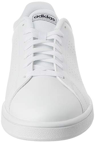 adidas Advantage Base, Zapatos de Tenis para Hombre, FTWR White/FTWR White/Trace Blue F17, 46 EU