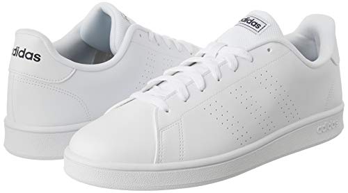 adidas Advantage Base, Zapatos de Tenis para Hombre, FTWR White/FTWR White/Trace Blue F17, 46 EU