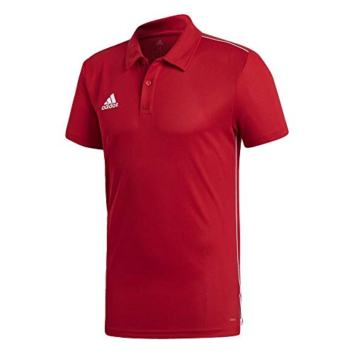 Adidas CORE18 POLO Polo shirt, Hombre, Power Red/ White, 3XL