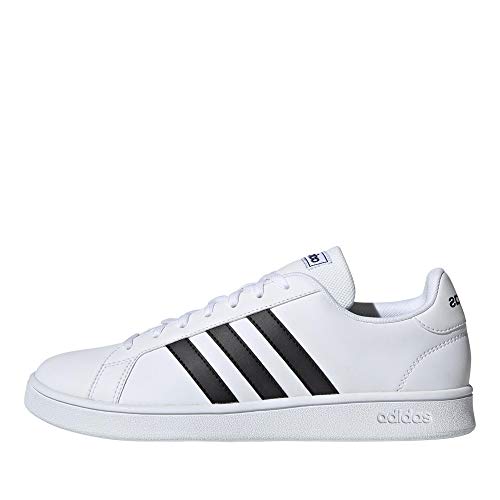 adidas Grand Court Base, Zapatos de Tenis para Hombre, Ftwbla Negbás Azuosc, 42 EU