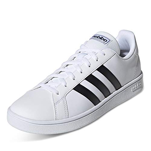 adidas Grand Court Base, Zapatos de Tenis para Hombre, Ftwbla Negbás Azuosc, 42 EU