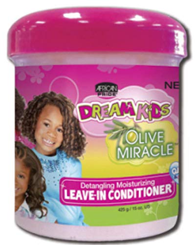 African Pride - Champú, acondicionador, spray trenzado y acondicionador sin enjuague Dream Kids