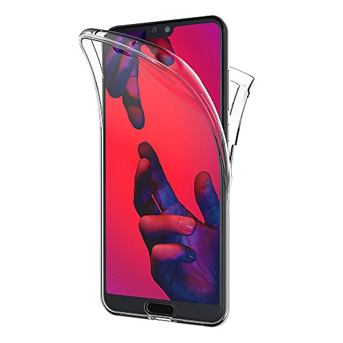 AICEK Funda Huawei P20 Pro, Transparente Silicona 360°Full Body Fundas para Huawei P20 Pro Carcasa Silicona Funda Case (6,1 Pulgadas)